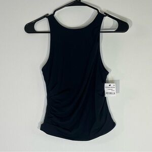 Open Edit Size XS Tank Top Crew Neck Side Scrunch Nordstrom Tag NWT NEW